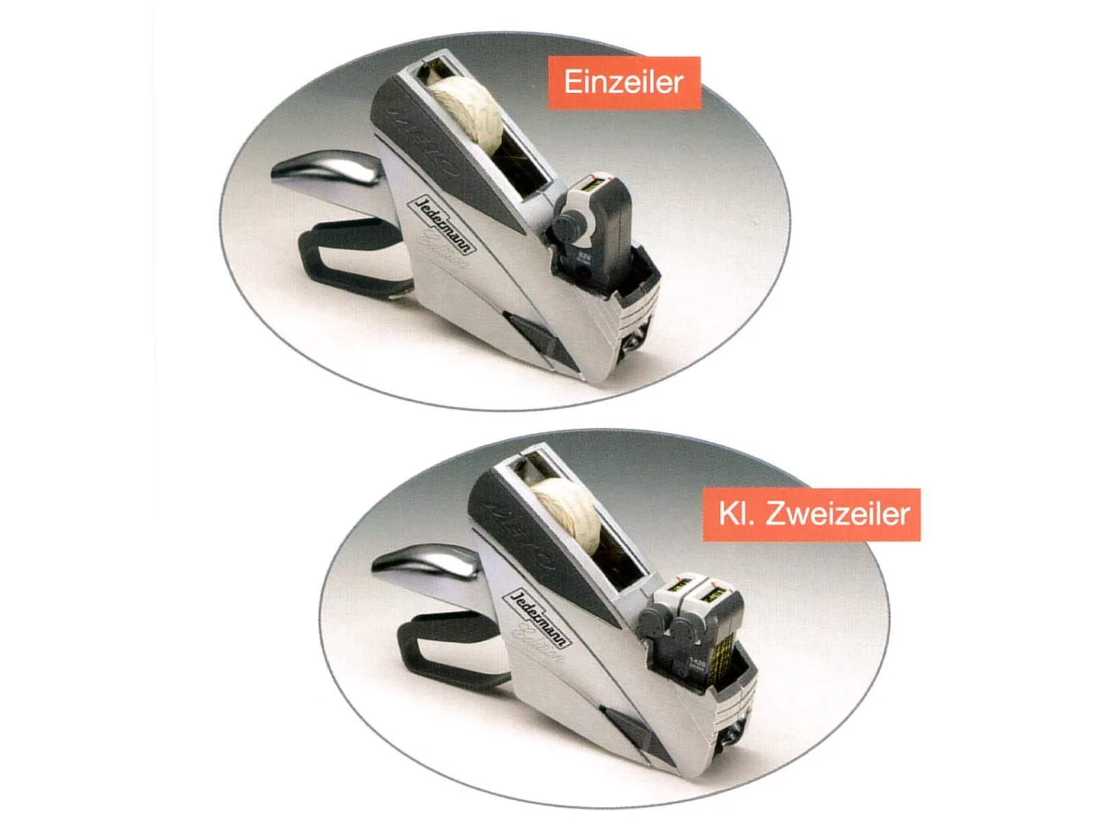 Meto Etikettenrolle f. Einzeiler 26x12mm