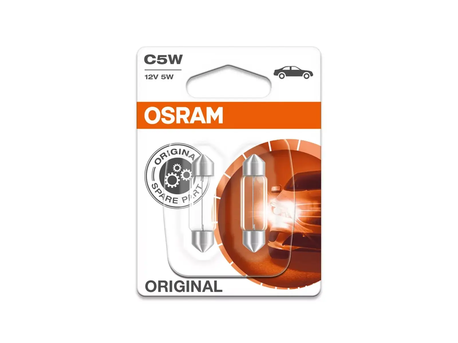 OSRAM Soffitte SV8,5-8 12V/5W 2erBl NR18