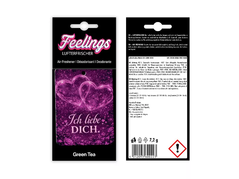 Lufterfrischer Feelings Ich liebe Dich