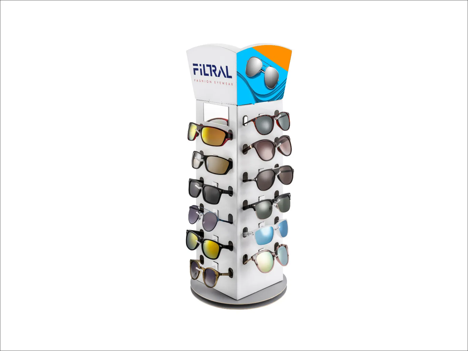 FILTRAL 2026 Sonnenbrillenständer 48 Brillen