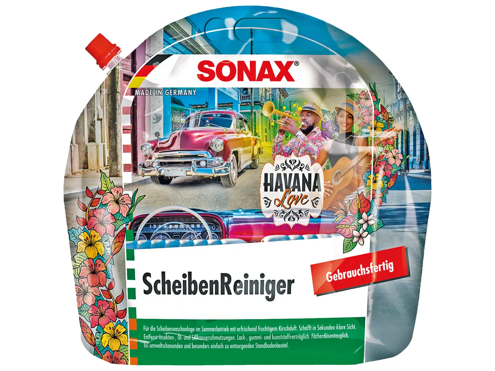 SONAX ScheibenReiniger fertig HavanaLove 3Ltr. VE4