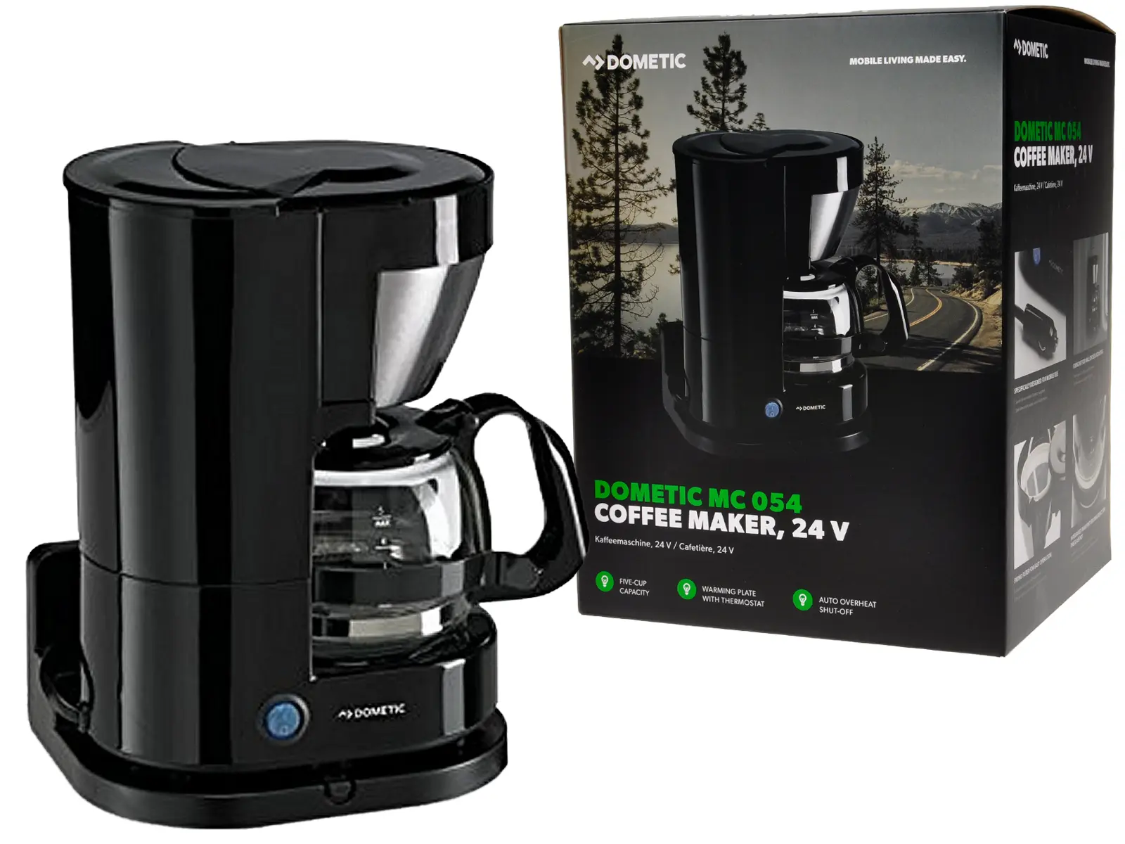 DOMETIC MC 054 Coffee Maker, 24V 300 Watt