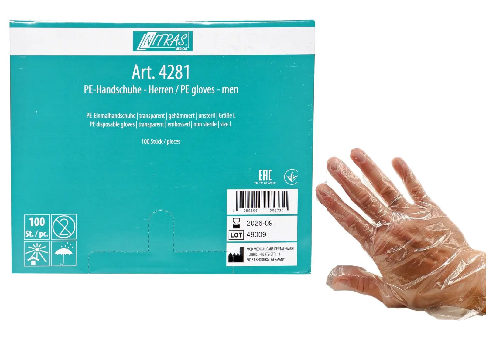 Einmalhandschuh PE-EinmalHandschuh Set100