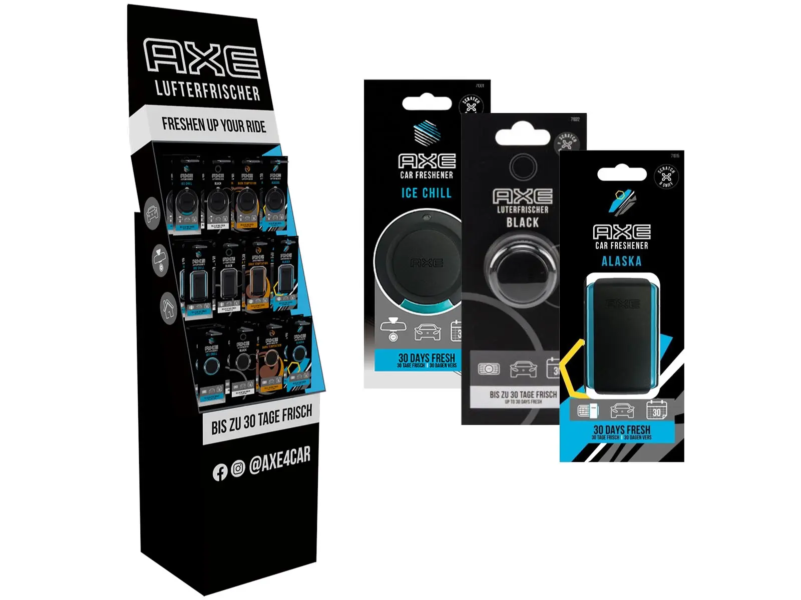 AXE Lufterfrischer Bodendisplay 88-tlg. NEU
