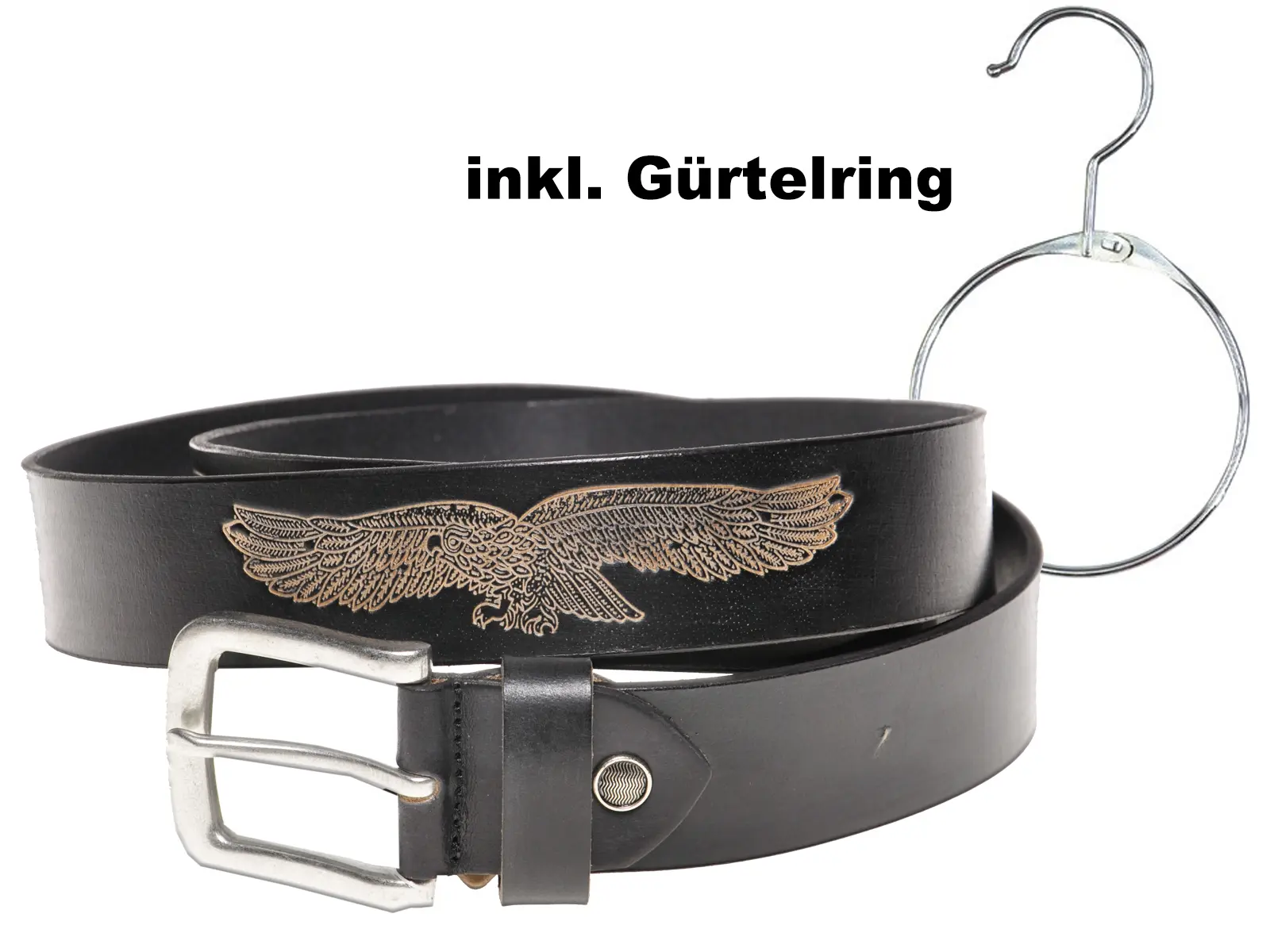 Ledergürtel Adler versch. Längen