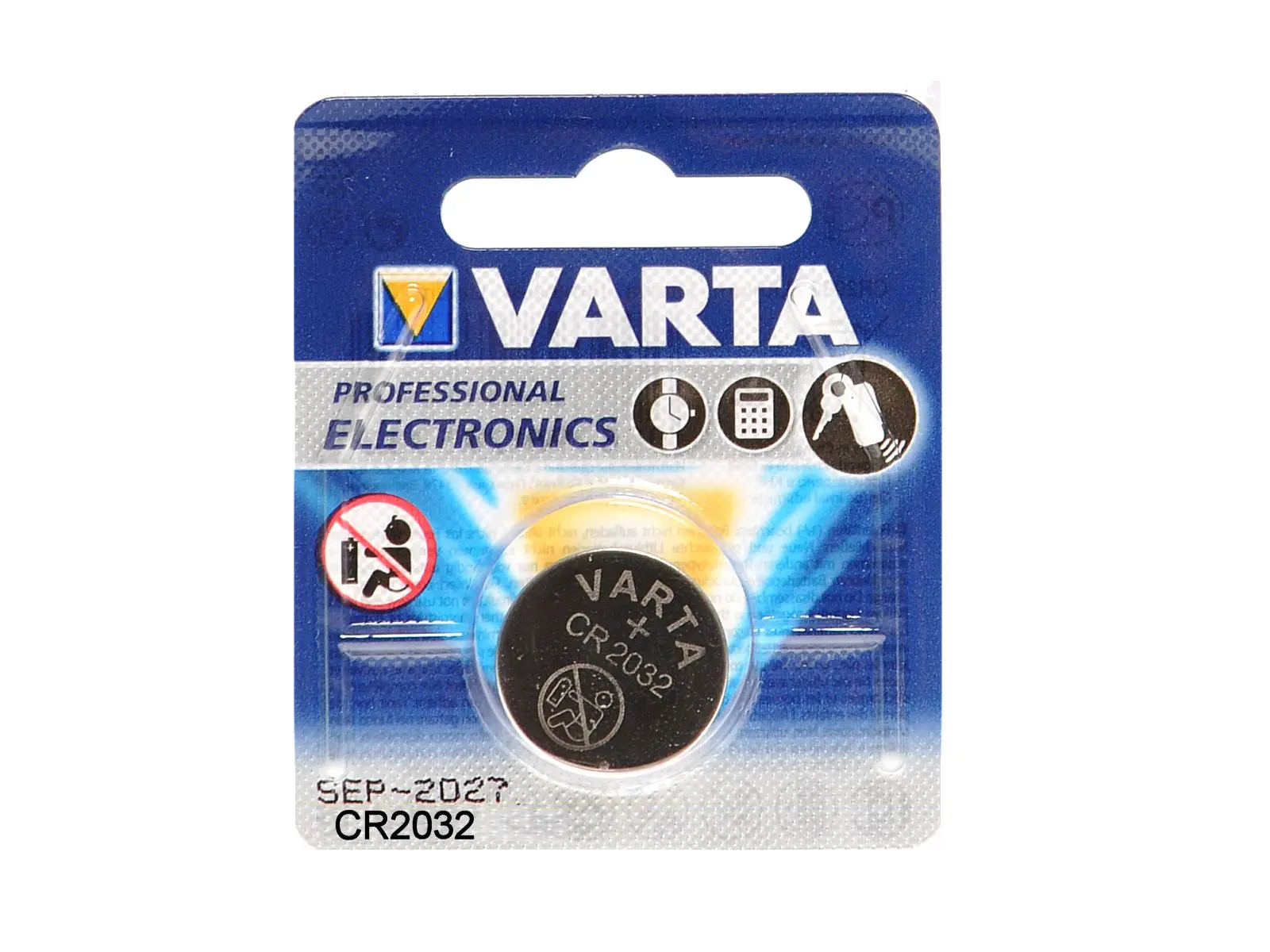 VARTA Knopfzellen-Batt. Lithium CR 2032    VE10