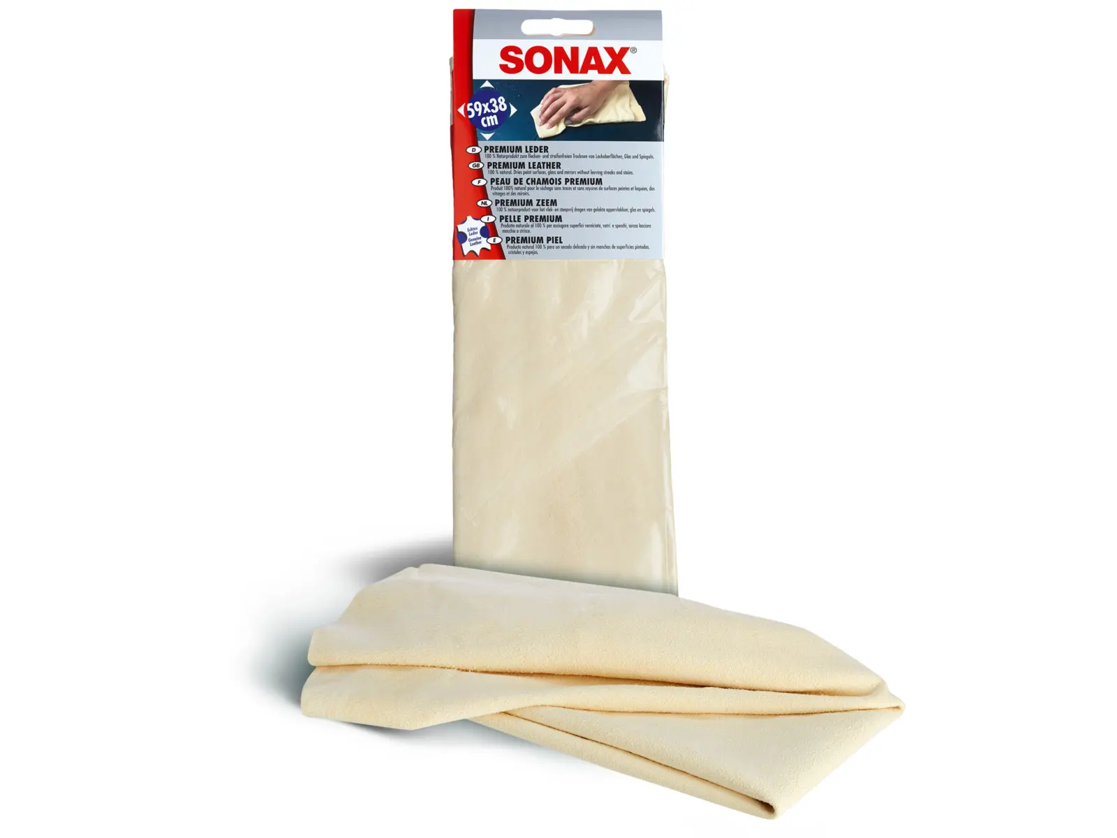 SONAX PremiumLedertuch 57x40cm VE6