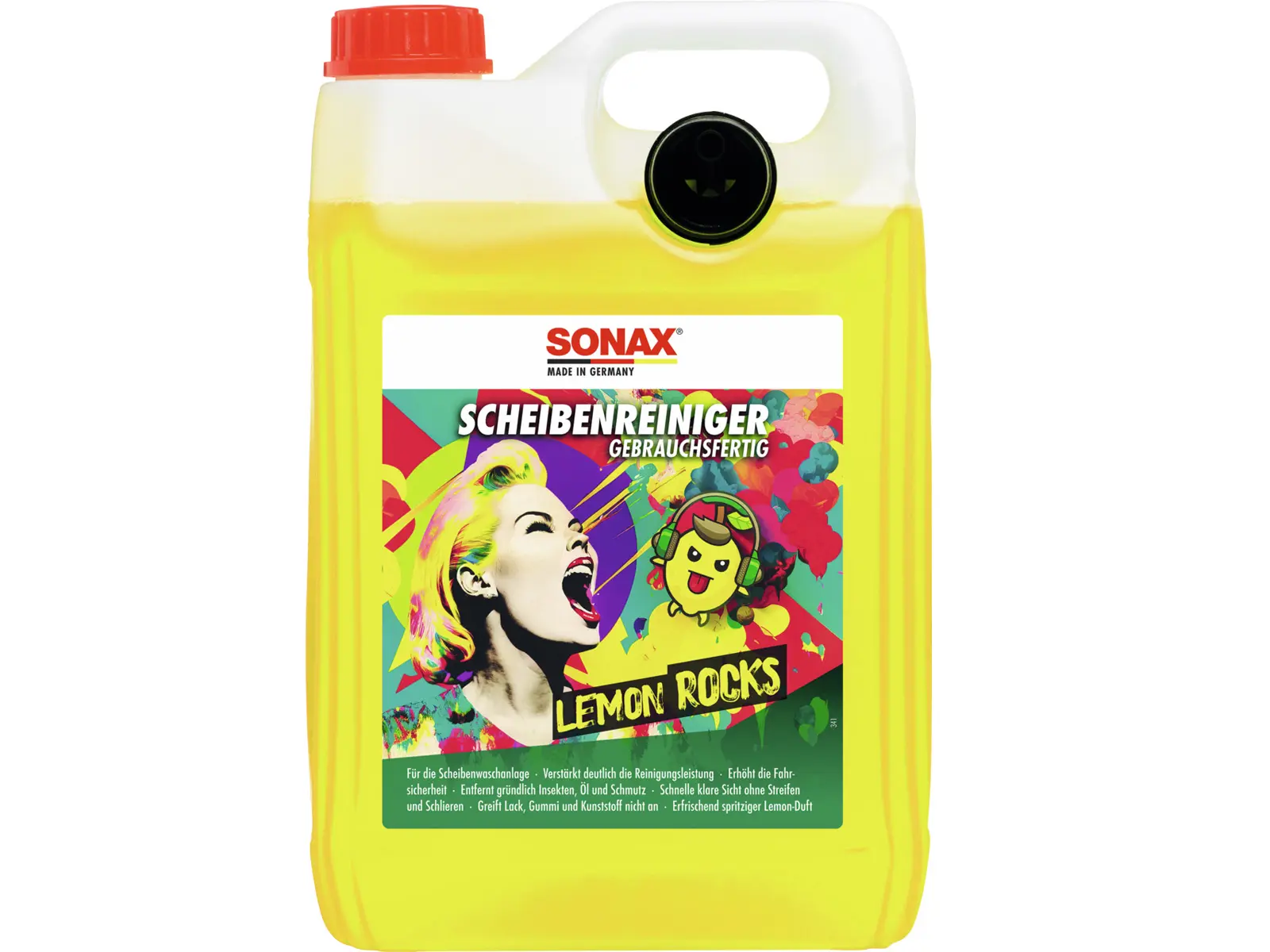 SONAX ScheibenReiniger fertig Lemon Rocks 5 L VE4