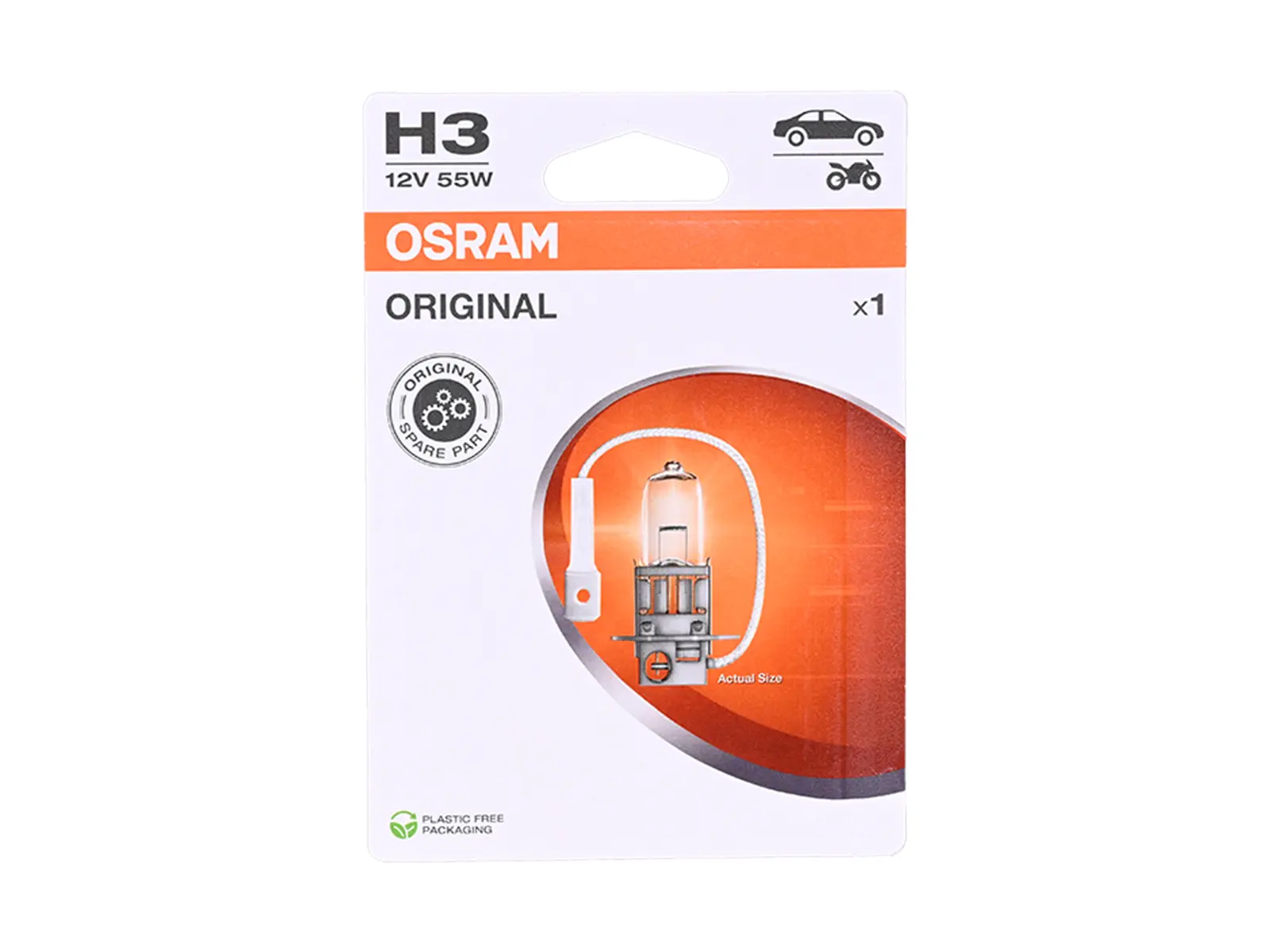 OSRAM Birne H3 55W Pk22s 12V        NR 4