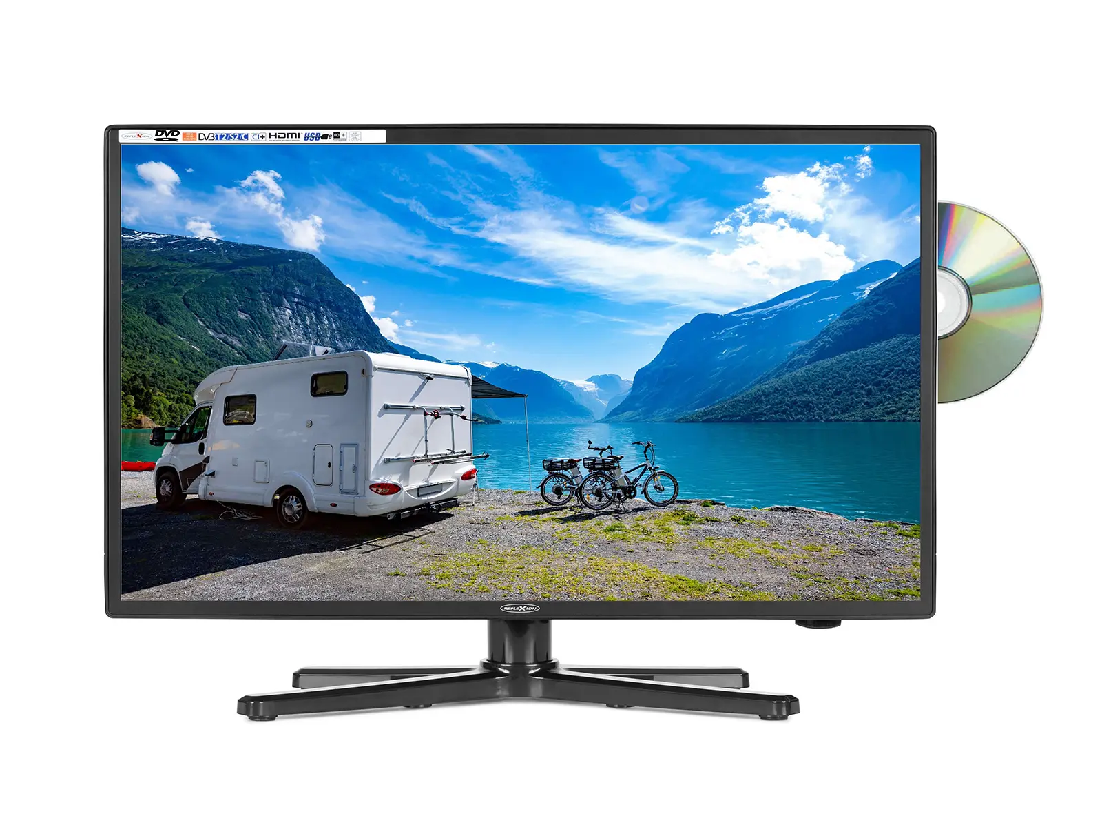 RefleXion LED-TV 19 Zoll LDDW190 LED HD, schwarz