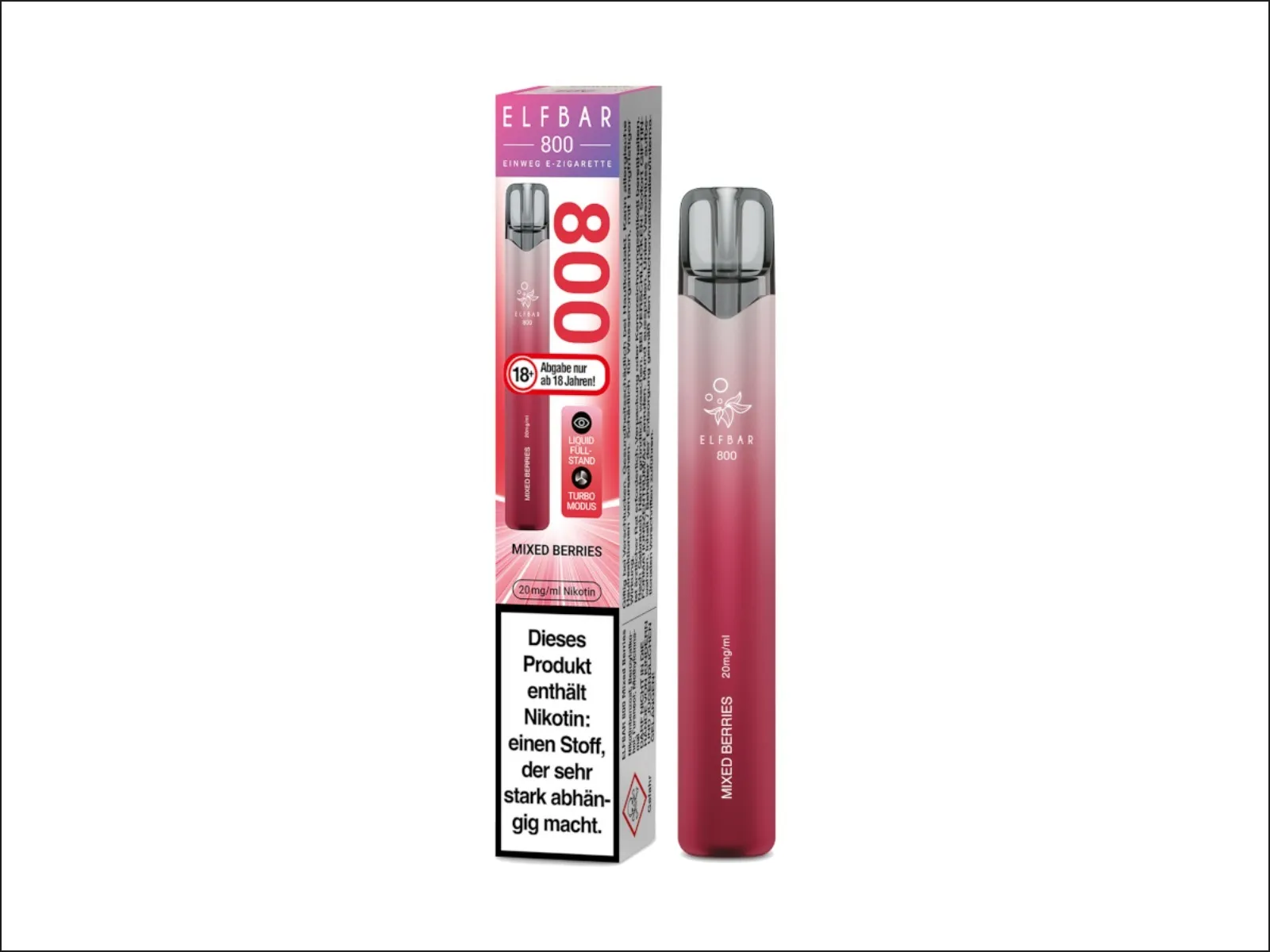 ELFBAR 800 Einweg 20mg/ml Mixed Berries VE10