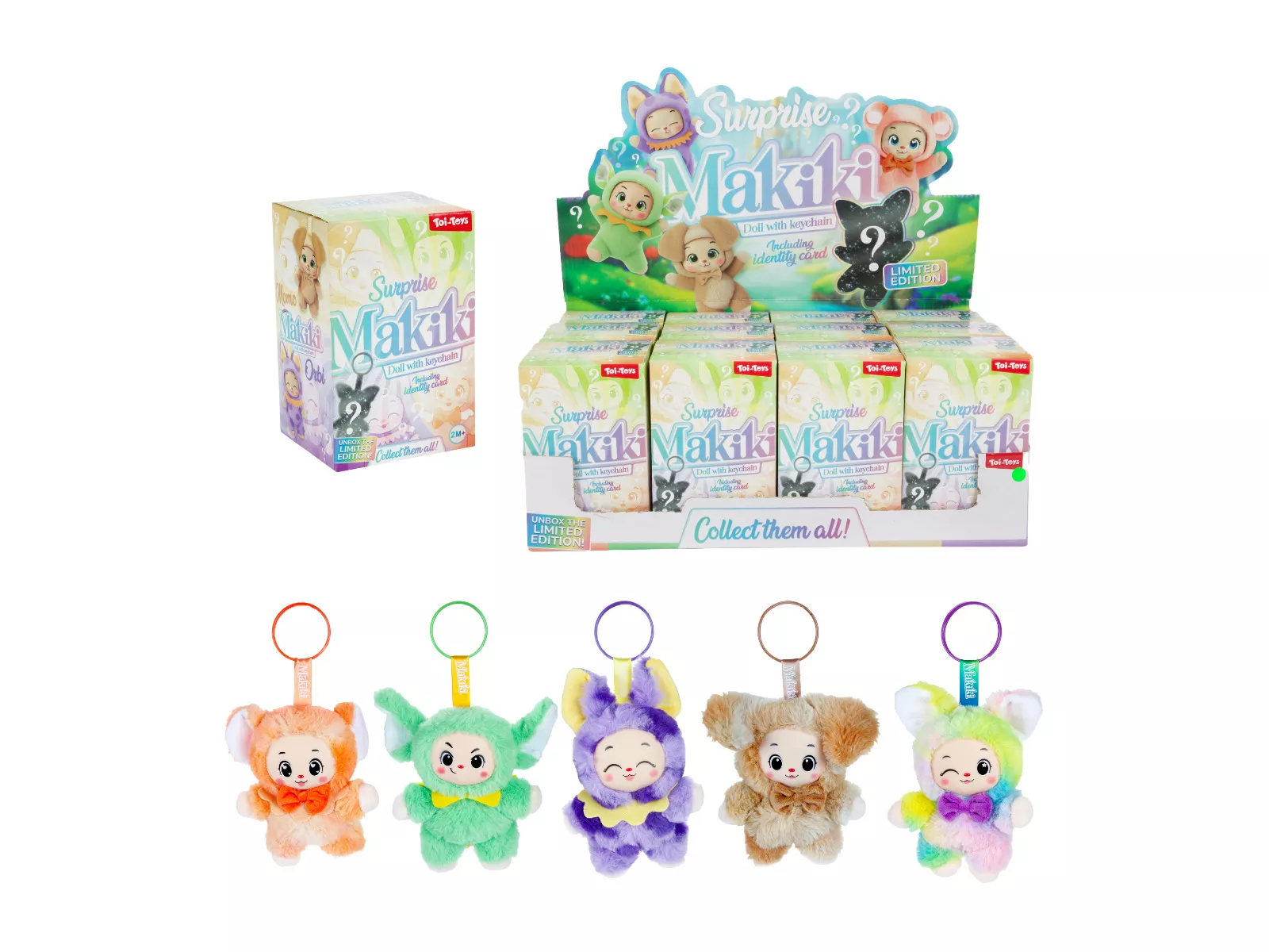Schlüsselanhänger Makiki Puppe 3.0, 12er Disp.